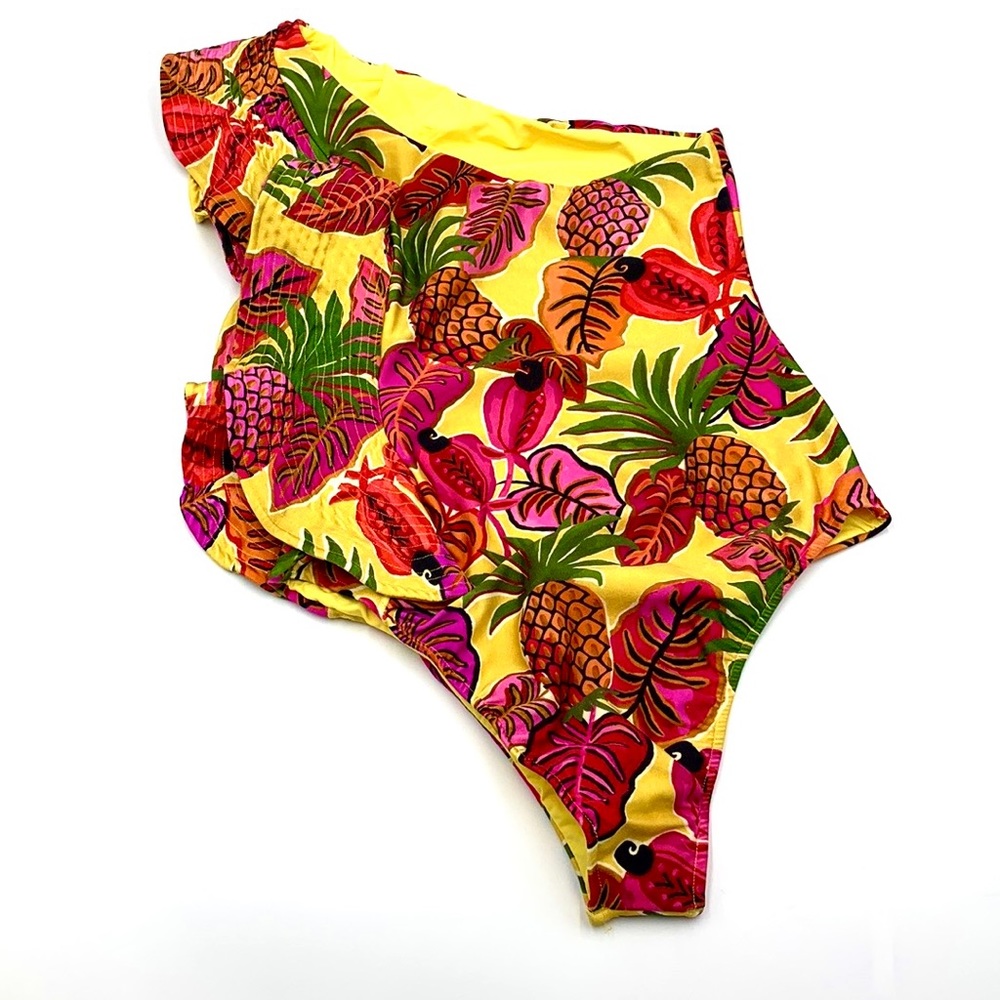 Farm Rio Fruit Dream One Piece Swimsuit Size Large - Picture 2 of 10